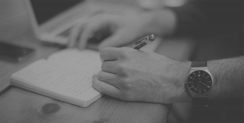 writing in notepad